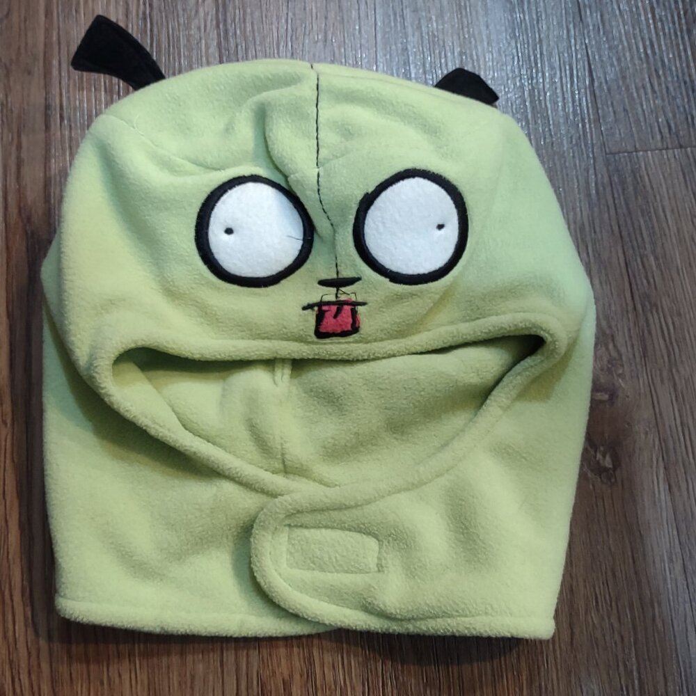 Invader ZIM Gir Wrap Around Velcro Hat 2011 Viacom Nickelodeon
